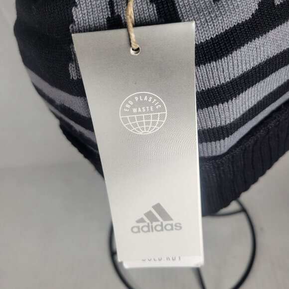 Adidas Golf Outdoor Workout Athleisure Athletic Cold Ready Knit Beanie With Pom - Picture 5 of 6